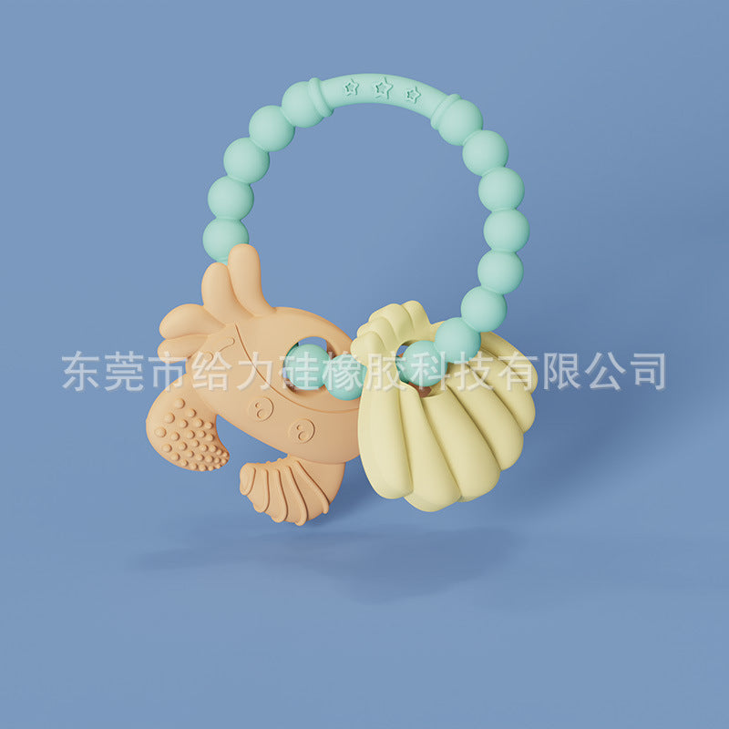 Wholesale Baby Silicone Bracelet Crab Shape Teether